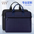 Conference briefcase document bag business handbag printed oxford cloth crossbody shoulder office document bag