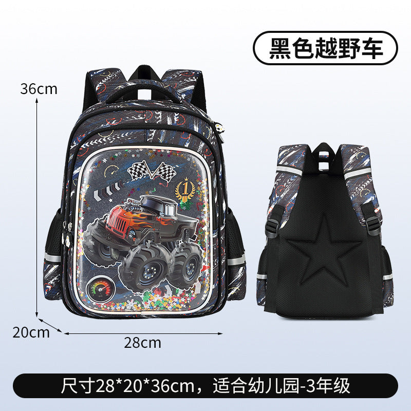 Factory wholesale new mermaid elementary school backpack - lightweight, spine-protecting, 3d transparent shell, cartoon design, large capacity backpack