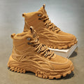 Men's shoes: new autumn 2025 men's martin boots - trendy, versatile work boots, slip-resistant, wear-resistant, thick-soled high-top boots