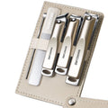 German precision nail clipper set - universal design for men & women - home use, portable, angled edge, complete manicure tool kit