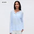 Women's long-sleeve yoga top - loose fit, breathable, activewear, casual running t-shirt, lightweight - d26101