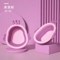 Newborn baby foldable plastic wash basin - portable baby face wash basin - kids' bottom washing bowl - wholesale