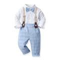 British style children's formal wear: autumn boy's suit for flower boys, little hosts, piano performances, and kindergarten events