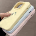 Cute simple drawing kitten suitable for iphone17promax korean style gentle style apple 16 mobile phone protective case