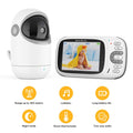 Ptz hd wireless baby monitor 360 night vision countermeasure smart intercom music monitor yancai