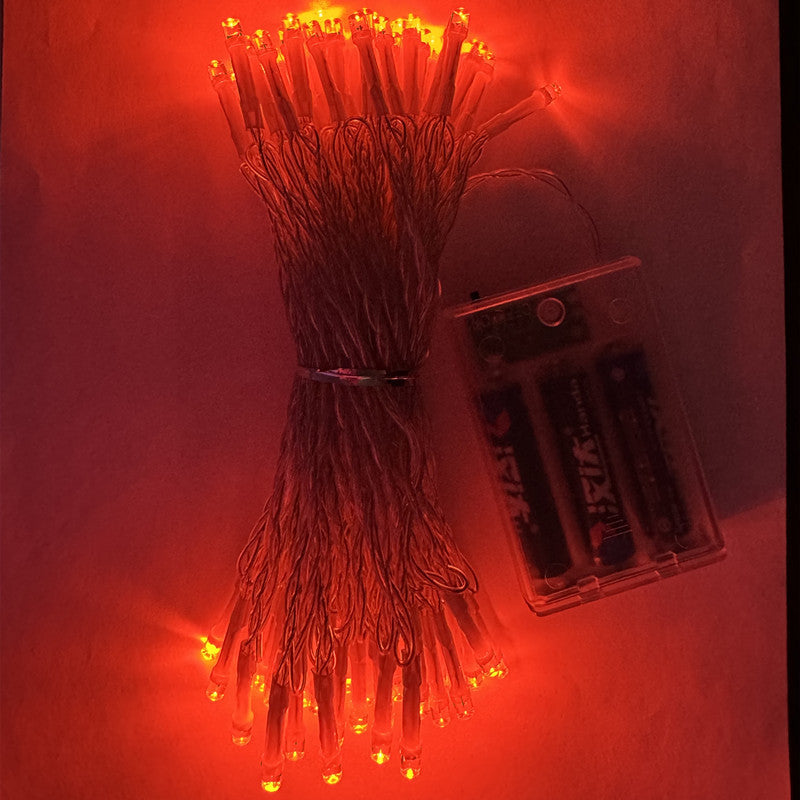 Creative Gypsy LED light string battery box colorful string lights wedding Christmas day outdoor LED decorative light string