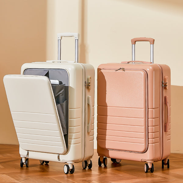 Yongsheng front open suitcase female 20-inch boarding case  special password trolley case 24-inch suitcase bag