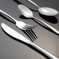 Flat head stainless steel western tableware steak plate suit knife and fork two-piece setfor home steak knife, fork and spoon four-piece set