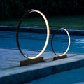 Outdoor ring lights, lawn lights, patio lights, waterproof modern outdoor lights, villa landscape lights, garden ring lights