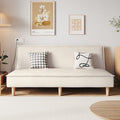 New multifunctional cat-scratch fabric foldable sofa bed - perfect for apartments, rentals, small spaces, and trendy lounging!