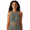 fashion seamless tight medium longpure color high elastic yoga vest tops sports running fitness yoga clothes