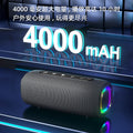 New wireless bluetooth speaker, outdoor waterproof portable subwoofer with rgb lighting, gaming speaker