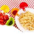 Sauce dish clip edge salad ketchup small dish creative kitchen multi-purpose clip bowl plate seasoning dish seasoning box