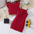 spring/summer new arrival: premium beaded vest & cami dress two-piece set - exclusively for cross-border e-commerce