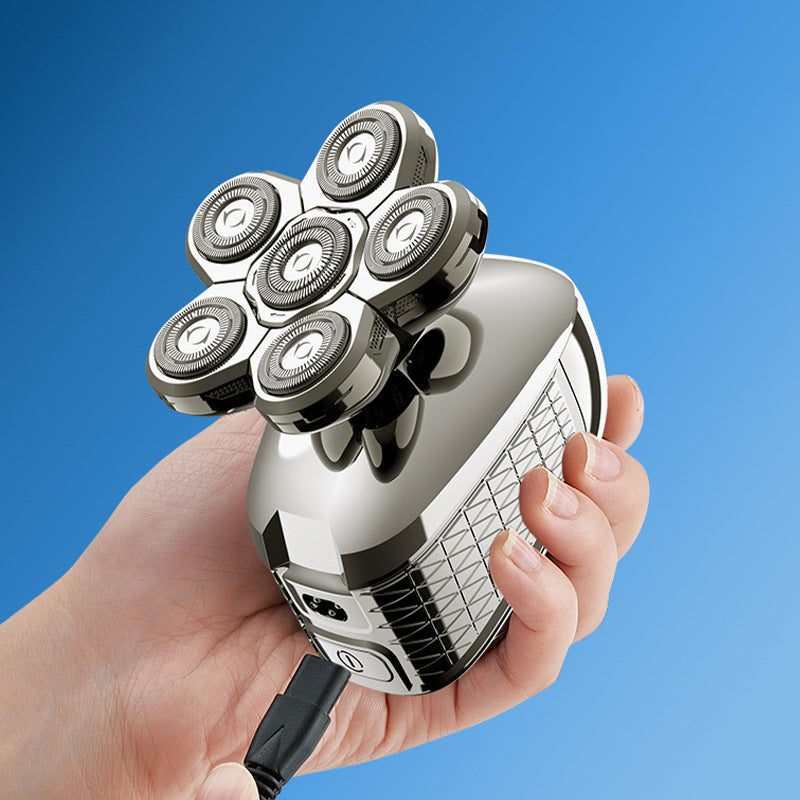 six-blade electric shaver washable men's special shaving machine artifact multi-functional razor wholesale