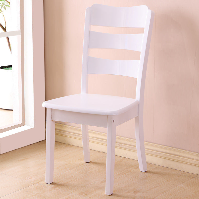 Solid wood chair backrest dining chair - comfortable for extended use - chinese style restaurant minimalist wooden dining chair