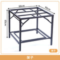 Sintered stone folding fire table - new winter square heating dining table for rental housing, dorms, and home study