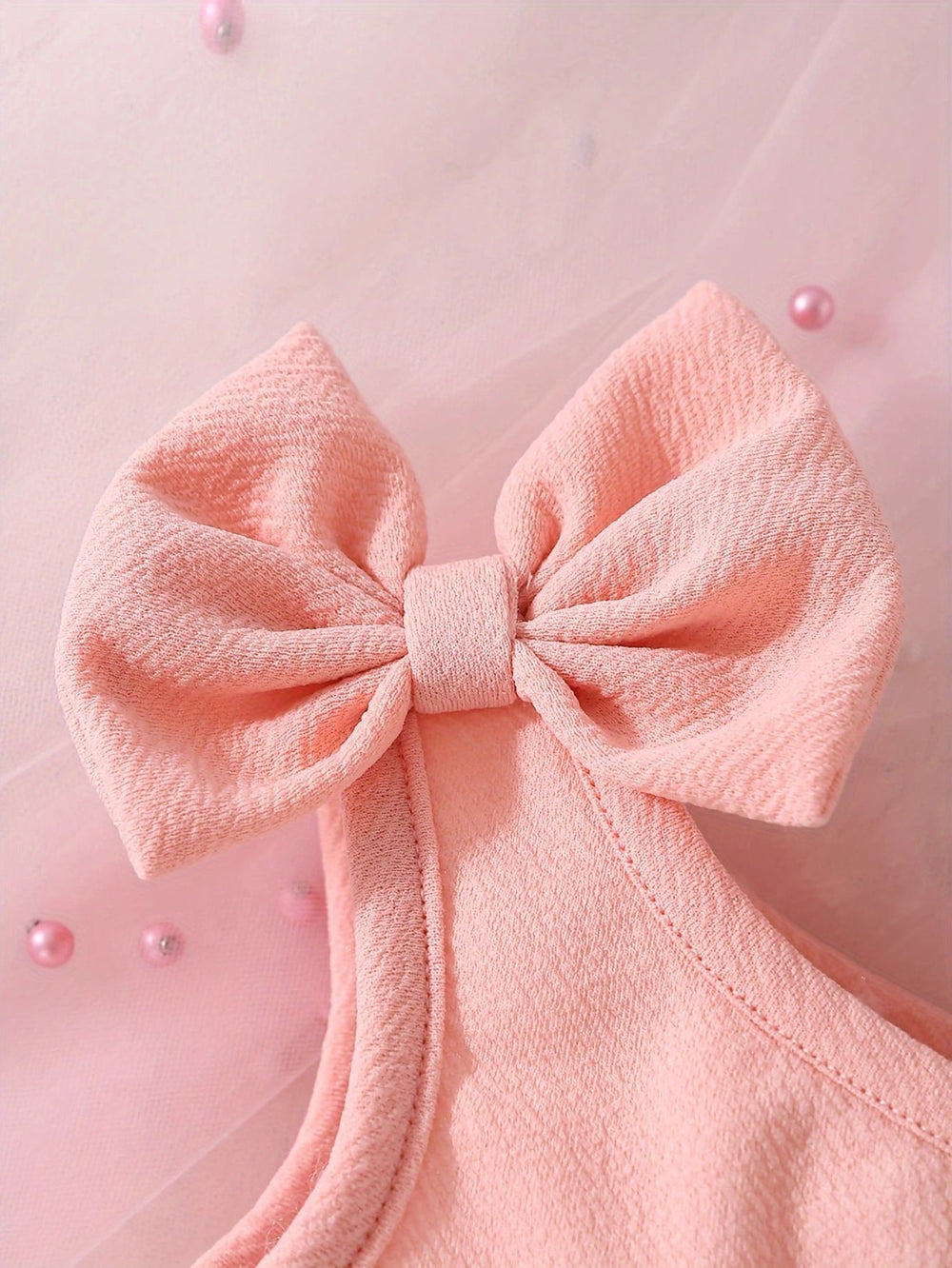 summer new girls' dress - baby girl's suspender bowknot cute dress - princess dress