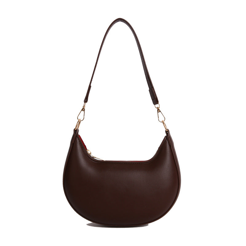 Simple and versatile girl underarm bag 2025 spring new French trend shoulder bag commuter women's bag  trend