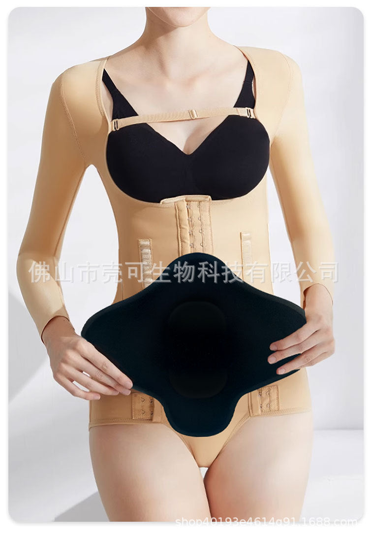 Post-abdominoplasty compression garment abdominal support pad postpartum recovery body shaping compression pad