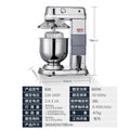 B20 mixer commercial dough mixer b30l multifunctional egg beater kneading flour filling chef cream fresh milk machine