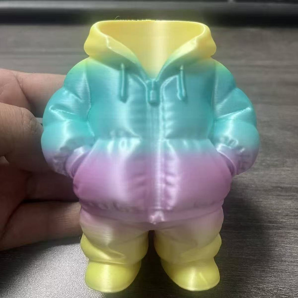 3d printed down jacket pen holder creative ornament desktop organizer home toy gift factory direct 3d