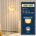 Bent tube popular feather floor lamp nordic ins bedroom light luxury princess live broadcast atmosphere lamp floor lamp
