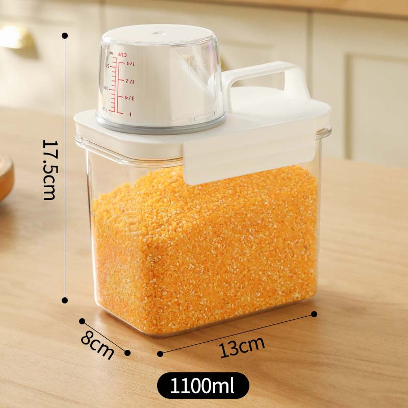 Noodle storage box, food-grade grains, sealed canned pasta box, noodle tube, bean storage tank
