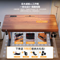 Electric adjustable height desk, solid wood desk, dual motor computer desk, desktop gaming desk, study desk, office desk, minimalist table