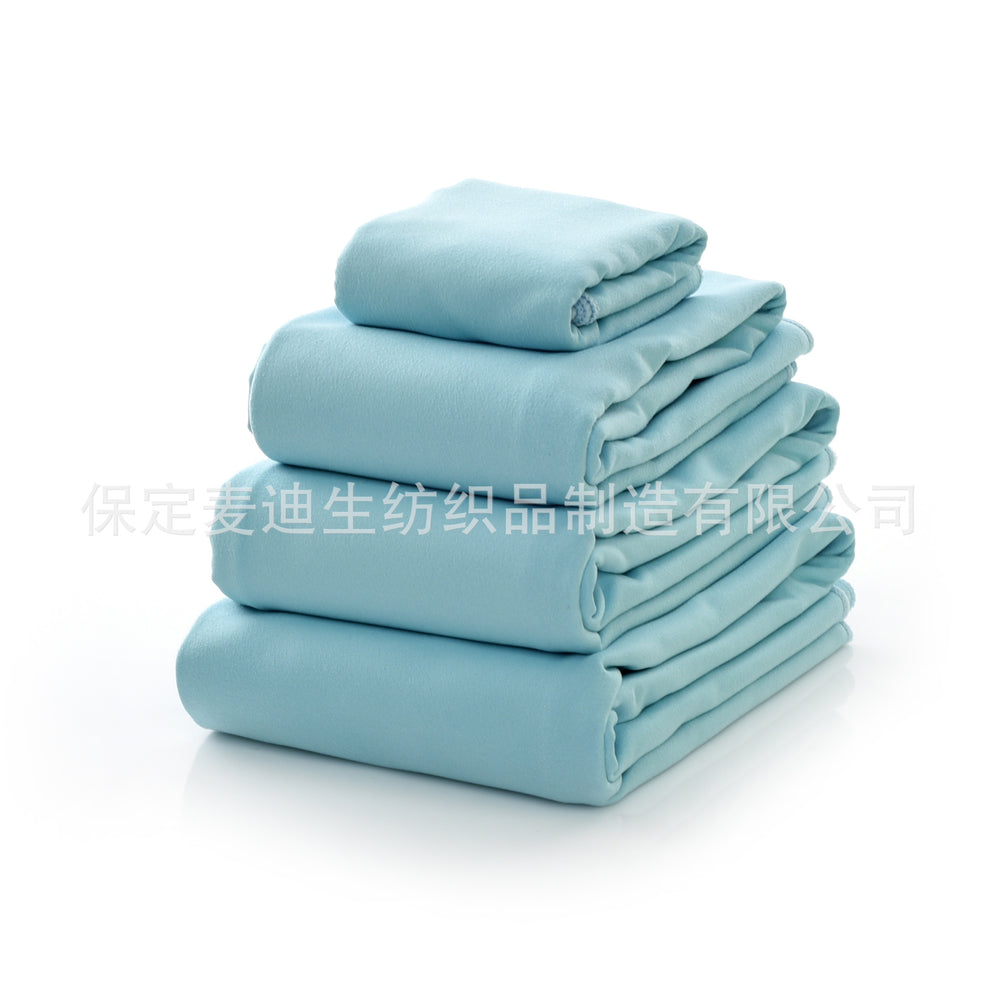 Factory direct quick-dry beach towels with embroidered logos, printed advertising logos, sand-free bath towels, soft, absorbent, and lint-free