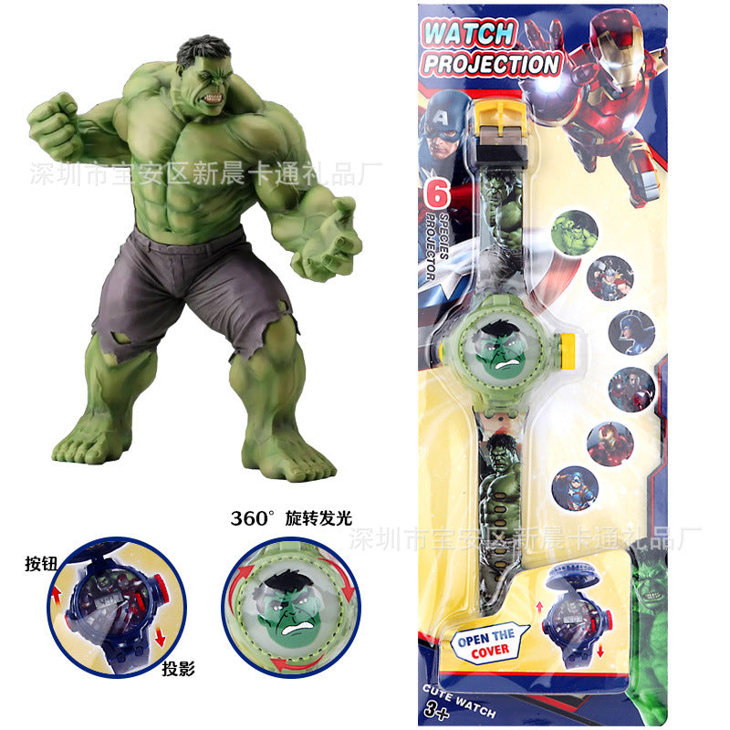 2025 new children's light-up spinning top watch - flashing creative rotating top watch - kindergarten small gift toy