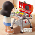 Kids' realistic outdoor cooking spray bbq grill playset - electric bbq oven & utensil set - cross-border toy