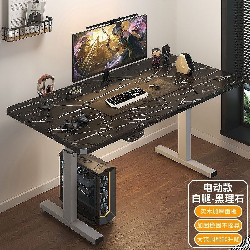 Electric adjustable desk - heavy-duty, reinforced legs - perfect for home office, gaming, study, and computer use