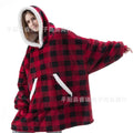Lazy pullover pajamas, heattech clothing, cashmere tv blanket, hugging hoodie, cold-proof heattech nightgown, home clothes