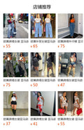 European and american cross-border women's fashion  new sexy hot girl gradient bandeau slit bodycon stretch denim skirt