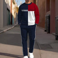 cross-border e-commerce 3d digital print men's autumn/winter new casual fitted long-sleeve hoodie and pants set