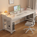 Computer desk desktop double desk student home bedroom study desk with baffle e-sports table simple office desk