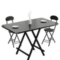 Foldable table dining table for home rectangular outdoor convenient stall table dining table suit combined with small square table