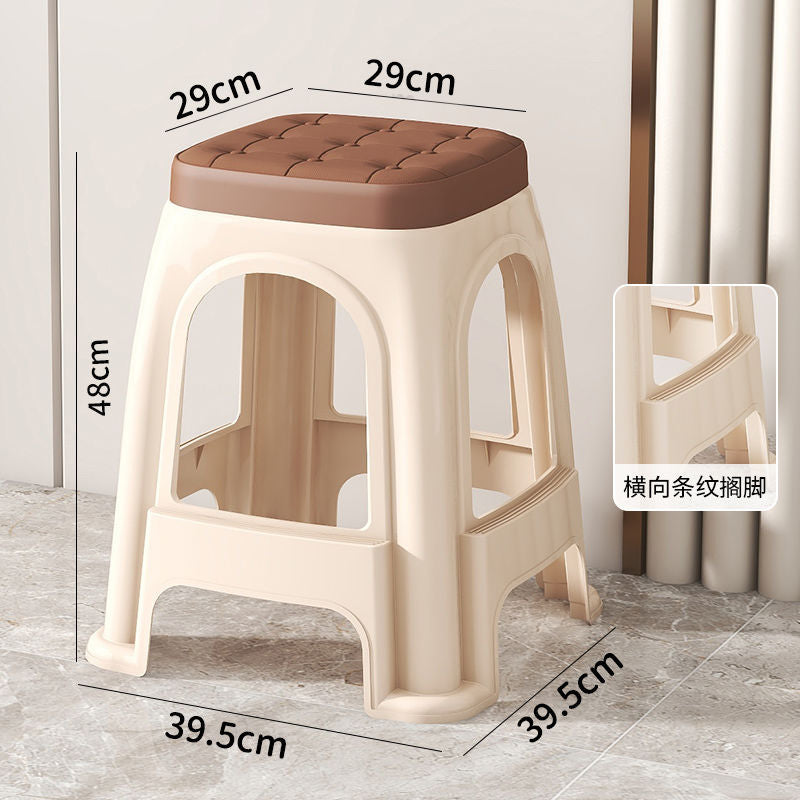 Plastic thickened scandinavian home for homecasual creative bench restaurant dining table stool bedroom dressing stool small stool