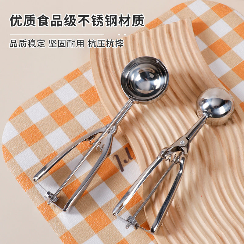 Stainless steel ice cream scoop scooper ice cream scoop scooper scoop scooper fruit scoop handy gadget