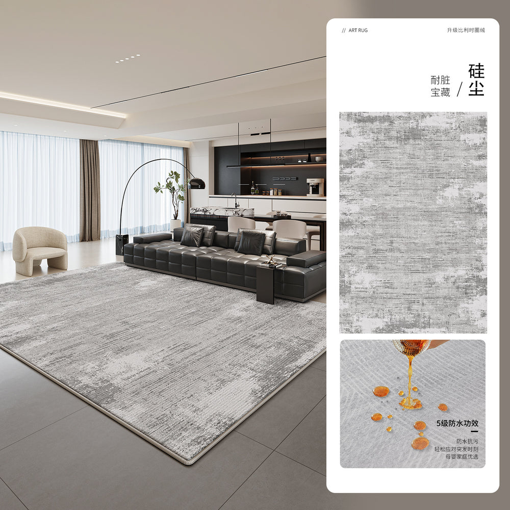 Carpet living room 2026 new italian high-end no-wash and wipeable sofa cushion minimalist bedroom large area full carpet