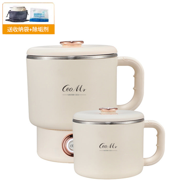 portable multifunctional foldable kettle 304 stainless steel small electric cooking pot instant noodle cup electric water kettle