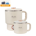 portable multifunctional foldable kettle 304 stainless steel small electric cooking pot instant noodle cup electric water kettle