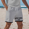 hot-selling men's polo shirt set, new summer two-piece casual short-sleeve and shorts set, dropshipping available