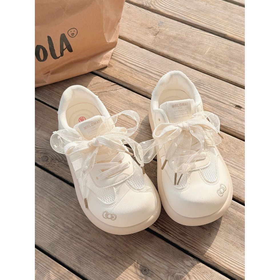 Summer mesh german army trainers for girls,  new style, super cute, breathable, versatile, creamy soft, perfect with skirts, casual shoes for girls
