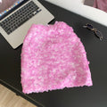 K-style high waist dopamine sequin a-line skirt women's slimming lookeasiest for match short skirt work clothing shiny skirt