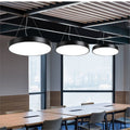 Led round pendant light barber shop lamp office ceiling light hanging wire light bar counter light live stream industrial style lighting fixture