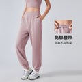 Fall and winter style elastic waist jogger pants women's high waistslimming lookcasual sweatpants fitness yoga pants daw136