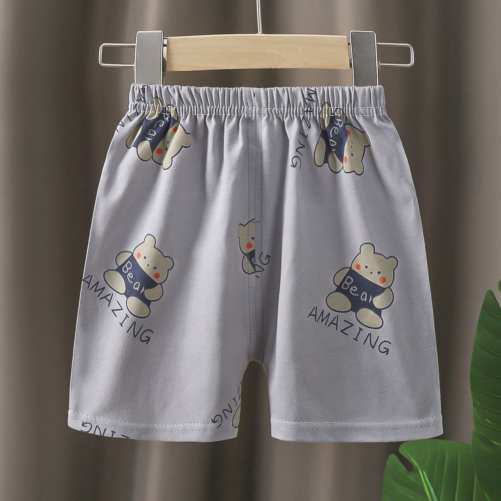 Summer kids' pure cotton shorts, baby pants, boys' and girls' all-cotton casual pants, toddler and child's undershirts - dropshipping available