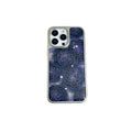 Night rose silver edge epoxy case for iphone 17, drop-proof phone case, apple 16 pro max protective cover, 15